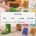 thumbnail image 3 of Ruimatai Women's Cozy Fleece Slipper Socks Non-Slip Winter Warm Home Booties Soft Plush, 3 of 8