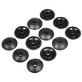 thumbnail image 1 of 12PCS Black Trekking Pole Round Snow Ski Mud Basket for Hiking, Walking Stick Replacement Accessory with Large Contact Area,Portable Size,Easy to Install, 1 of 7