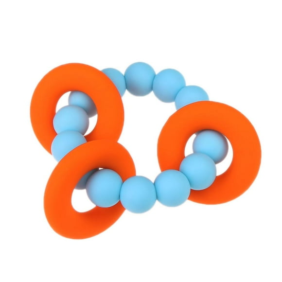 Mordedor de Silicona Zulema Joyas para El Del Bebé Verde Masticar los granos