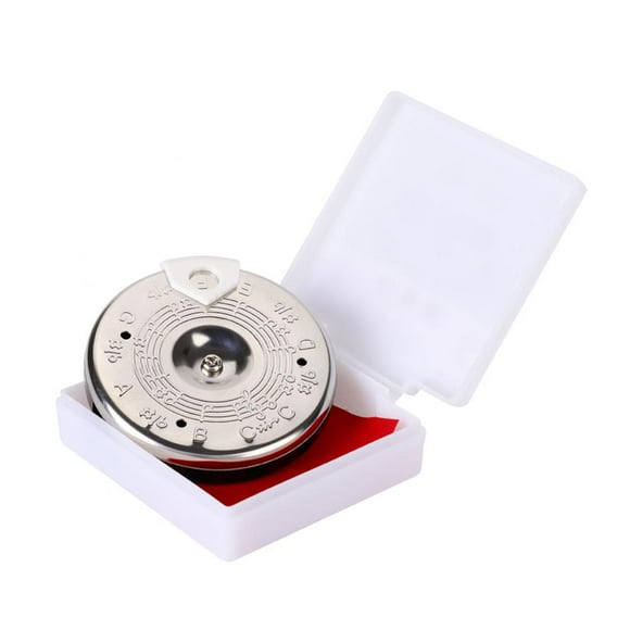Cergrey 13 Pitch Pipe Chromatic Tuner ,Sensitive Chromatic 13 Pitch Pipe Tuner C-C Tuning Tool with Case Instrument Accessory, Chromatic Pitch Pipe
