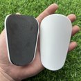 thumbnail image 5 of par de mini espinilleras de fútbol resistentes al desgaste que absorben los golpes y protegen las piernas, ligeras y portátiles, para entrenamiento de fútbol, 5 of 5