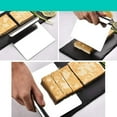 thumbnail image 4 of Aparato de cocina multiusos, pala para alimentos de acero inoxidable con una amplia gama de aplicaciones, raspador de tabla de cortar para masa, pasteles, repostería y repostería, 4 of 5