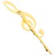 thumbnail image 5 of Pasador para el cabello con nota musical, pasador de aleación, pasador punk, accesorio para el cabello para mujeres y niñas (dorado), 5 of 8