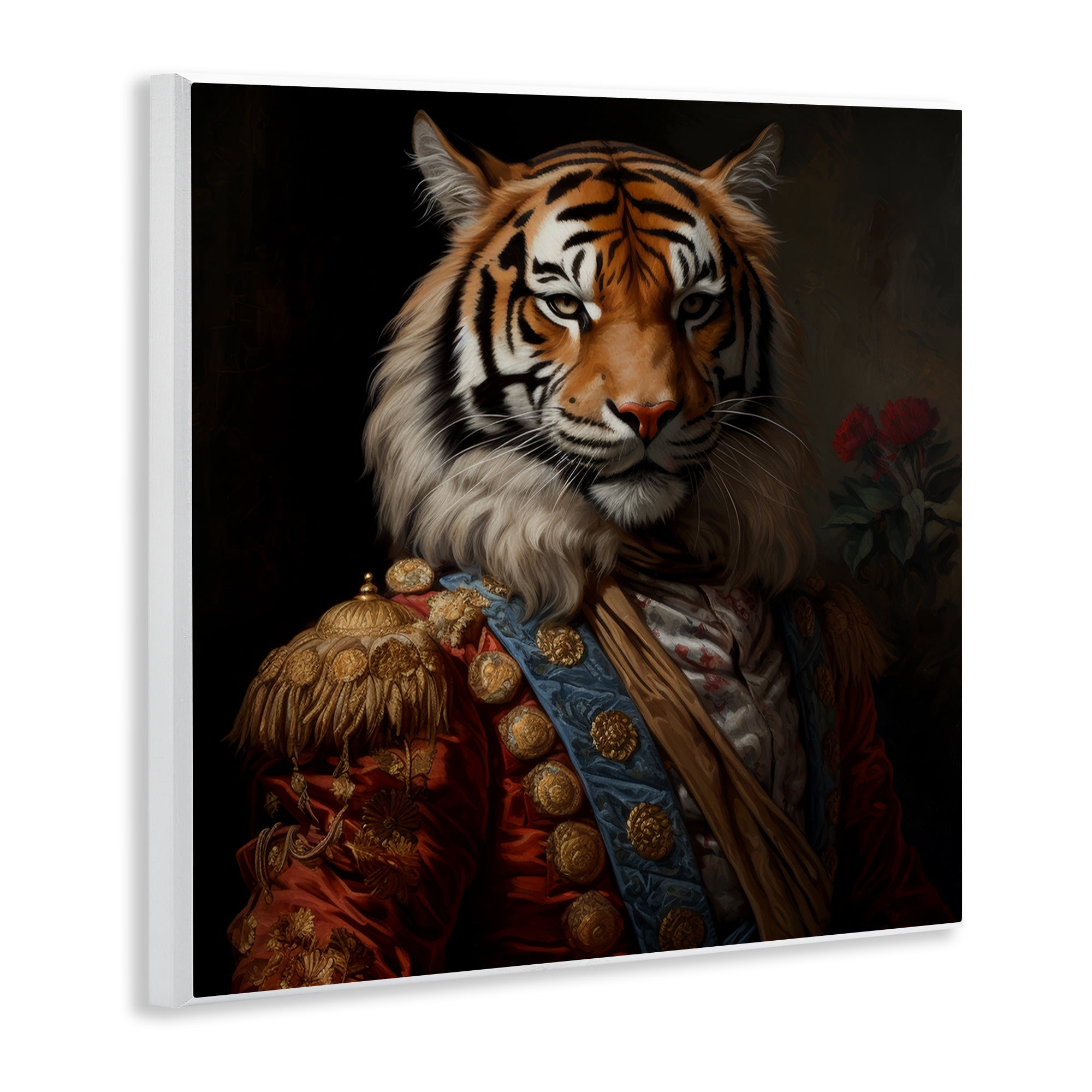 Stupell Industries Noble Tiger Transformation Wall Plaque Art, design by Lazar Studio