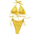 thumbnail image 3 of Bikini sexy con estampado de vendaje para mujer, traje de baño con almohadilla push-up, conjunto de ropa de playa Fridja  nalpqowj19200, 3 of 7