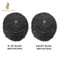 thumbnail image 6 of Lyricalhair Toupee for Men Fine Mono Mens Toupee Hairpieces Human Hair Replacement Systems Poly Coating around Man Hair Units 8"X11" 1B# OFF BLACK, 6 of 7