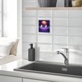 thumbnail image 6 of Yayeee Toggle Light Switch Wall Plate 3-Gang 6.37"x4.48" Decorative Outlet Cover, Pink Digital Art, 6 of 7