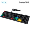 thumbnail image 4 of iKBC CD108 v2 Mechanical Keyboard with Cherry MX Black Switch for Windows and Mac, Full Size Ergonomic Keyboard with PBT Double Shot Keycaps for Desktop, 108-Key, Black, ANSI/US, 4 of 11