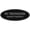 Black / Silver, variant on Signs ByLITA Oval No Trespassing Private Property Sign - Laser-Engraved Lettering | Durable ABS Plastic | Vibrant Colors | Powerful Foam Tape (Brushed Silver) - Small