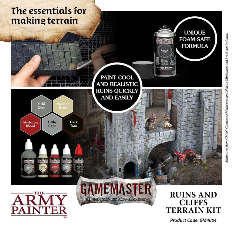 Army Painter Desert & Arid Wastes Terrain Paint Set - 5 Paints, 1 Spray, Basing Materials For Wargaming