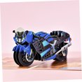 thumbnail image 3 of OULII 1Pack Creative Greeting Cards Blue 3D Design for Father's Day Holiday Wishes, 3 of 8