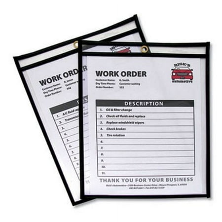 C-line Clear Shop Ticket Holders, Stitched, 25 Ticket Holders , Each
