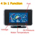 thumbnail image 2 of 4in1 12-24V LCD Car Digital ALARM Gauge Voltmeter/Oil Pressure/Fuel/Water Temp, 2 of 7