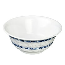 Excellante Blue dragon melamine dinnerware collection 25 oz, 6 1/4" scalloped bowl, comes in dozen