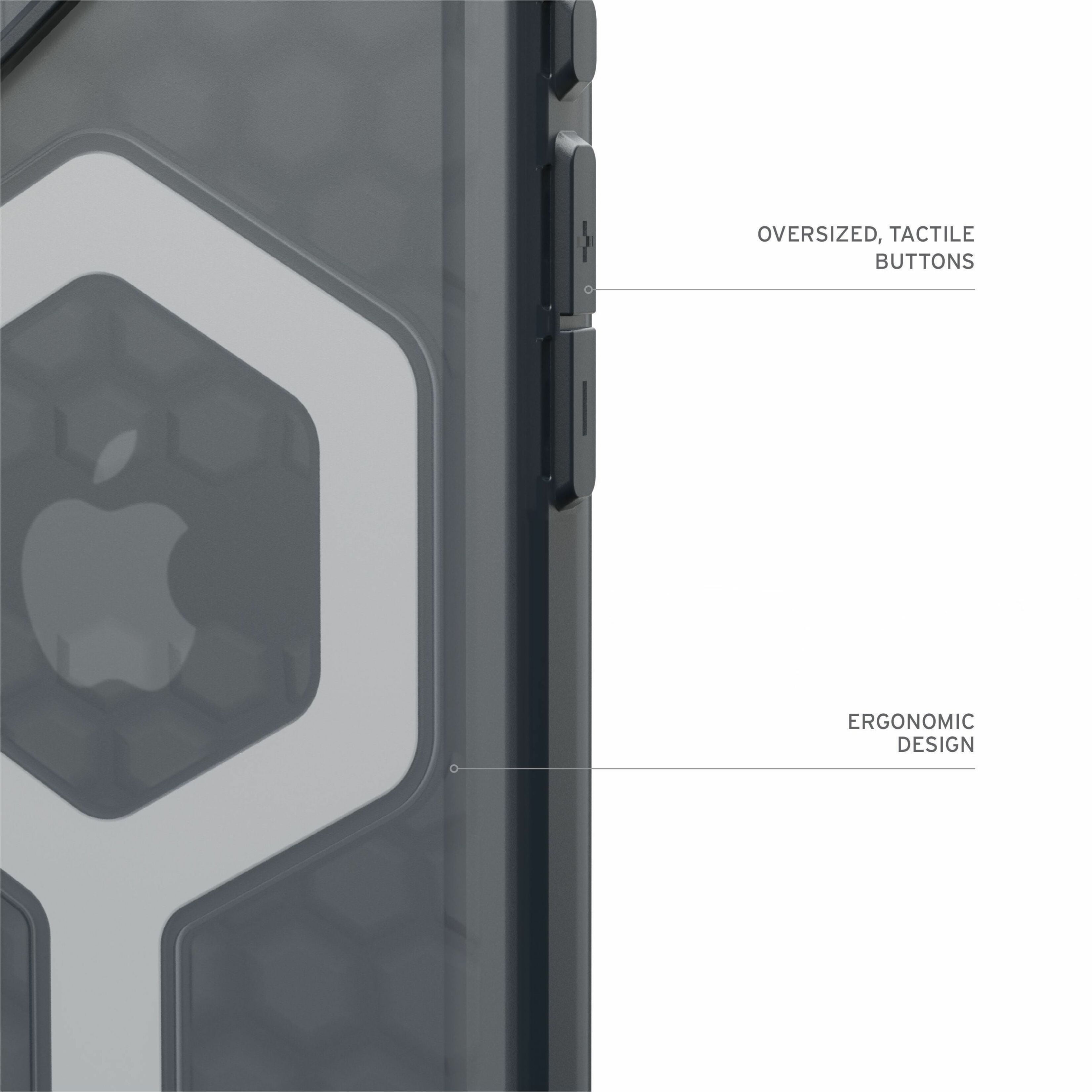 UAG iPhone 16 Plus Case Essential Armor Military-Grade Case Optimized for Magsafe, Ash