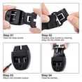 thumbnail image 3 of YAOMOBB Tub Cover Clip Plastic Hot Tub Cover Clips Lock Buckle with Key Replacement 1 Set for Bathtub and Spa Cover, 3 of 5