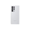 thumbnail image 4 of Funda tipo cartera para Samsung Galaxy S21 Ultra LED, color gris, 4 of 5