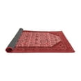 thumbnail image 2 of Ahgly Company Indoor Round Oriental Red Industrial Area Rugs, 7' Round, 2 of 4