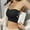 Black, variant on Womens Underwear Push Up Bra Low Back Wire Backless Convertible Spaghetti Strap Seamless Sleeping Bralette Full Coverage T-Shirt Bra