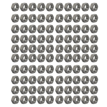 

Unique Bargains 100pcs M6 Thread 1mm Pitch Metric Carbon Steel Left Hand Hex Nut