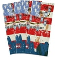 thumbnail image 6 of Retro Route 66 Tea Towels Set of 1 American Flag Map Kitchen Dish Cloth with Hanging Loop, 18"x28"Lint-Free Absorbent Towel for Kitchen Drying Wiping and Cleaning, 6 of 7