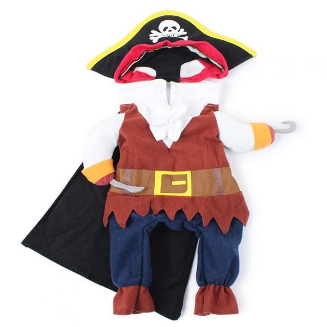 Poliéster Lindo Durable Mascota Ropa de Halloween Pirata Disfraz divertido Vestir para gatos Perros(S)