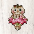thumbnail image 3 of Designocracy Owl You Need Is Love Holiday Outdoor Decor Large Ornament by J. Mills-Price, 3 of 4