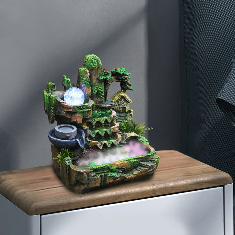 置物 Battery Operated Musical Water Fountain Amazon.com: Tabletop Fountain with Light - Battery/USB