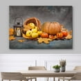 thumbnail image 3 of wall26 Canvas Print Wall Art Fall Autumn Pumpkin, Apple &amp; Tomato Harvest Nature Wilderness Photography Realism Rustic Scenic Colorful Multicolor for Living Room, Bedroom, Office - 16"x24&quo, 3 of 5