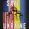 thumbnail image 3 of CafePress - Save Ukraine! America Supports Ukraine T Shirt - Womens Tri-blend T-Shirt, 3 of 4
