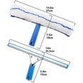 thumbnail image 3 of YOPTOP Window cleaning kit  window squeegee and microfiber cloth  shower squeegee with rubber lip  window cleaning tool  aquablade squeegee 35cm, 3 of 6