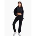 thumbnail image 2 of Women's Loose Hooded Sports Guard Fashion Running Solid Color Fitness Clothes Long-Sleeved Yoga Suit WERSEON Modelo, 2 of 6