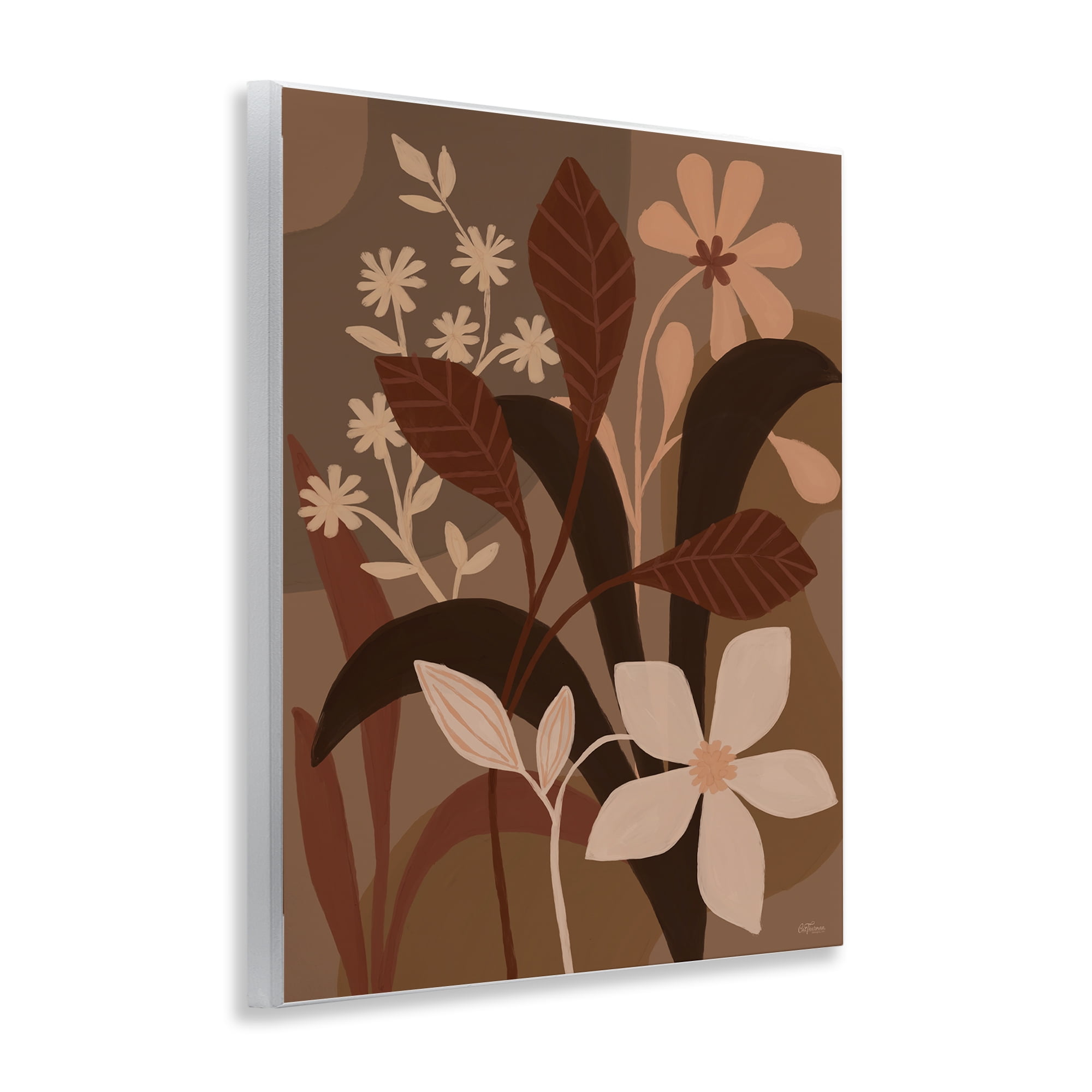 Stupell Industries Boho Plant Layers Plants & Flowers Painting Unframed Art Print Wall Art, 11 x 14