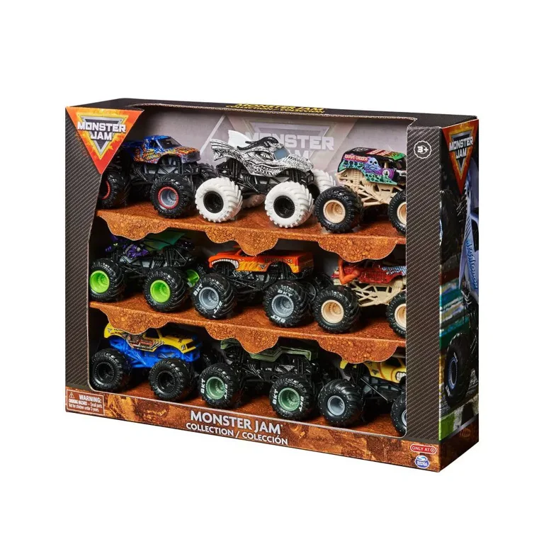 モンスタージャム 9台 ミニカー 新品 Monster Jam トラッ fE9I モンスタージャム 9台 ミニカー 新品 Monster Jam トラッ fE9I