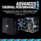 thumbnail image 5 of Cooler Master MWE Gold 850 V3 ATX 3.1 Fuente de alimentación modular completa 850 W 80+ Gold Efficiency 90 12 VHPWR|600 W PCIe 5.1 Condensadores japoneses Modo cero RPM Cubierta de ventilador hexagona, 5 of 9
