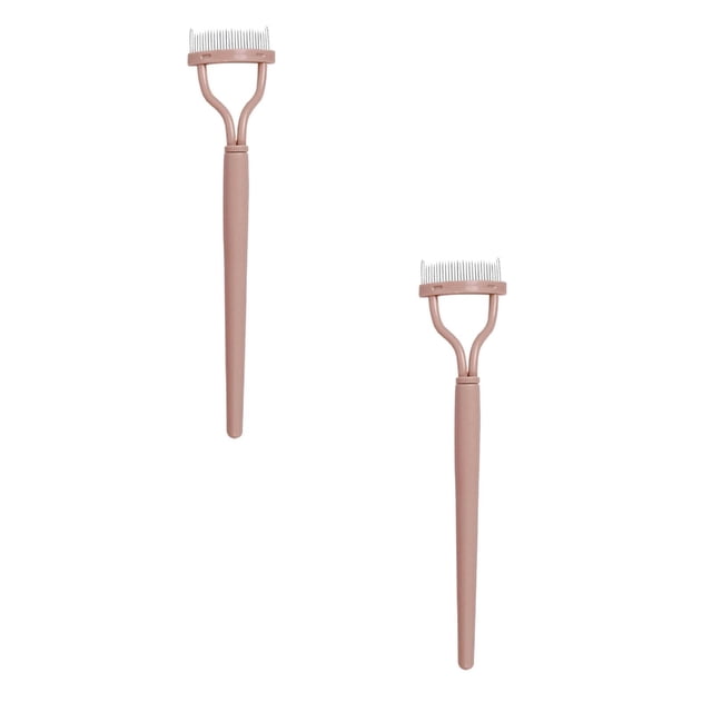 4/3/2/1 Pieces Eyelash Comb Eyelash Separator Tool Mascara Applicator Brushes Eyelash Definer with Comb Cover Arc Designed Cosmetic Brushes Tool for Combing Separating Lashes