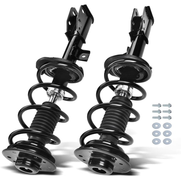 A-Premium Front Pair (2) Complete Strut & Coil Spring Assembly Compatible with Chevrolet Equinox 2010 2011 2012 2013 2014 2015 2016 2017, Driver and Passenger Side