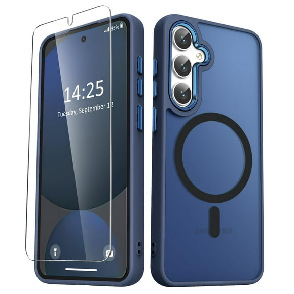 Funda de teléfono YENAPOON para Samsung Galaxy S25 con protector de pantalla