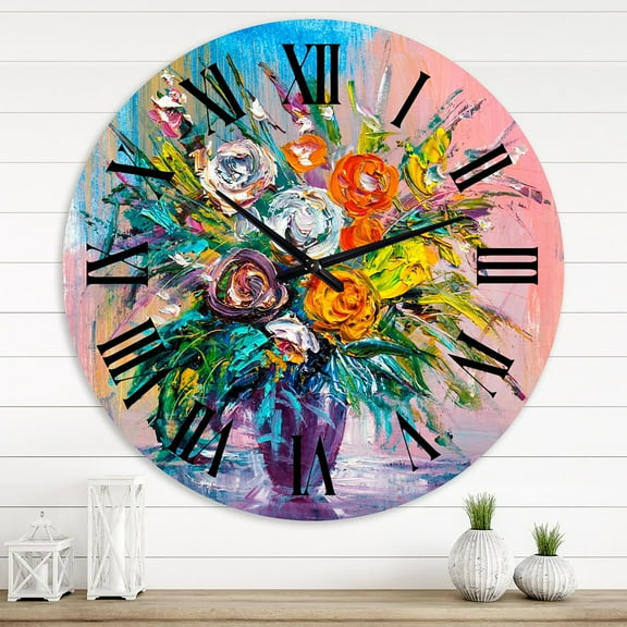 Designart 1 in Quartz Traditional Wall Clock