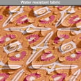 thumbnail image 5 of Abstract Dog Crate Cover, Colorful Repetitive Art Deco Inspired Floral Like Warm Tones, Easy to Use Pet Kennel Cover Small Dogs Puppies Kittens, 7 Sizes, Pale Vermilion and Magenta, by Ambesonne, 5 of 6