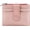 Pink, variant on Candi RFID Compact Bifold Wallet for Women, 5 Card Slots, ID Window, Cream
