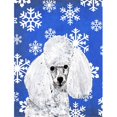 thumbnail image 1 of White Toy Poodle Winter Snowflakes Flag Garden Size, 1 of 1