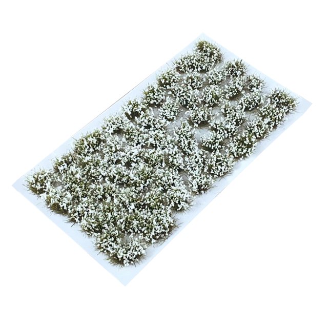 simhoa DIY Miniature Flower Cluster Flower Vegetation groups Diorama Layout for Scenery green