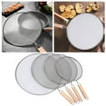 thumbnail image 5 of Splatter Screen for Frying Pan, 8Inch Stainless Steel Splatter Guard for Frying Pan Cooking Pots Food Strainer and Universal Cookware for Cooking, Kitchen Splash Guard, 5 of 5