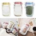 thumbnail image 4 of (l(20pcs)) Stora Jar Bottles Pe Zip Bag Bolsas de ahorro de alimentos Bolsa de olor Reutilizable, 4 of 5