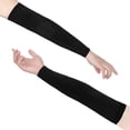 thumbnail image 4 of Ahabrexf Sun Protection Arm Sleeves for Men, Solid Color Reflective Strip Breathable Ice Silk Outdoor Cycling Running Arm Sleeve Covers, 1 Pair, 4 of 9