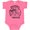 Hot Pink, variant on Inktastic Summer Vacation Mode Amelia Island Florida Boys or Girls Baby Bodysuit