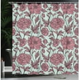 thumbnail image 3 of Ambesonne Aster Shower Curtain, Earth Tones Flower Petals Art, 69"Wx75"L, Mauve Taupe, 3 of 4