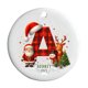 thumbnail image 2 of Adornos navideños con letras del alfabeto | 26 colgantes decorativos | Decoración navideña personalizada para hacer tú mismo, 2 of 6