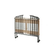 LA BABY Mini/Portable/Compact Crib, Pewter